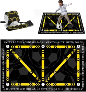 Soccer Training Mat with Trainer Belt, Football Training Mat(80X120Cm) for Kick - Picture 1 of 7