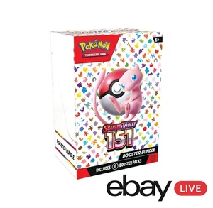 LIVE: 151 Booster Bundle POKEMON Scarlet & Violet ~ 6 Packs (opened live) - Picture 1 of 2