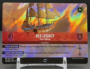 RLS Legacy Solar Galleon Lorcana Enchanted 216/204 Into The Inklands - Picture 1 of 2