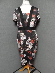 So Fabulous Floral Short Sleeve Dress UK 18 LN027 OO 04 - Picture 1 of 4