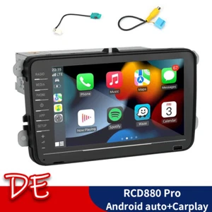 8" RCD330 Autoradio Stereo Carplay Android Auto RCD880 PRO Für VW Golf Tiguan CC - Bild 1 von 23