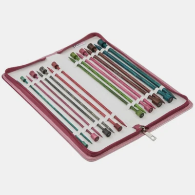 Juego de agujas Knit Pro Dreamz Deluxe de una sola punta 12" con estuche nuevo Foto 1 de 2