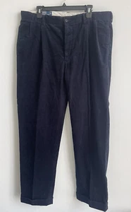 Polo Ralph Lauren Men's Corduroy Pants Blue Navy Hammond Style Size 38 x 32 - Picture 1 of 6
