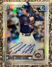2020 Bowman Chrome Pete Crow-Armstrong Refractor Auto /499 1st Bowman METS!