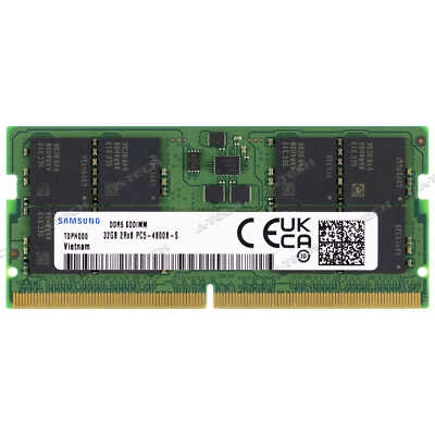 Samsung 32GB 2Rx8 PC5-4800 SODIMM DDR5-38400 Non-ECC Laptop Memory RAM 1x - Image 1 of 4
