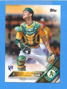 2016 Topps #352 Carson Blair Athletics