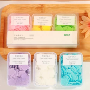 1 Box tragbare Papierreinigungsseifen Handwaschseifenpapier duftende Sc YH W❤D - Bild 1 von 17