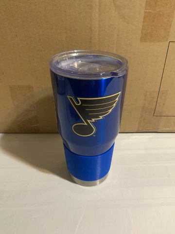 St. Louis Blues NHL 30oz Blue Tumbler Cup Mug Boelter Brands New Cover