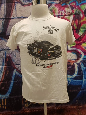 Clint Bowyer Jack Daniels Racing RCR Nascar Tshirt Size L Cover