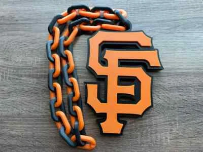 San Francisco Giants Oversized Necklace –Bold MLB Fan Pendant for True Supporter - Image 1 of 2