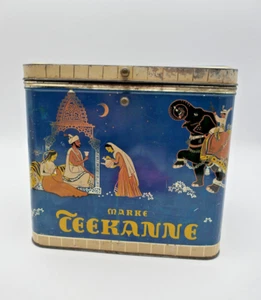 Antigua lata grande / marca tetera / años 50 / Orient / Teefix bolsa de té - Imagen 1 de 7