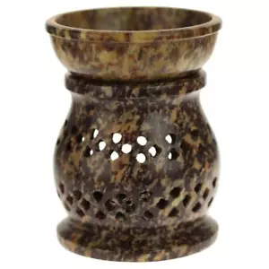 "Difusor de aceite - quemador de aceite de piedra jabonosa natural Jali 4" - Imagen 1 de 4