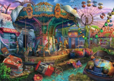 Ravensburger Gloomy Carnival 1000 Piece Jigsaw Puzzle - Image 1 of 2