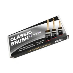 Arroworthy Classic - 1,5",2", 2,5"" ángulo semi-ovalado mango largo juego 3 piezas - Imagen 1 de 1