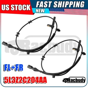 FL+FR ABS Wheel Speed Sensors 5L3Z2C204AA For 05-08 Ford F-150 4.2 4.6 5.4L RWD - Bild 1 von 9
