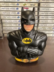 Vintage 1989 Batman Movie 7" Plastic Coin Bank DC Comics Michael Keaton - Picture 1 of 8
