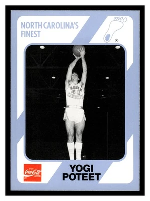 1989 Collegiate Collection Yogi Poteet #162 North Carolina Tar Heels - Image 1 of 2