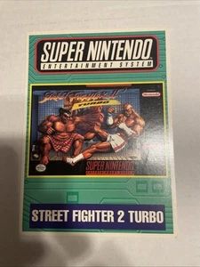 SNES Super Street Fighter II VIDPRO Card Toys R Us Display Card Rare - Picture 1 of 2