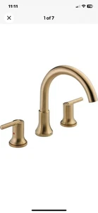 Delta T2759-CZ #51 Trinsic Deck Montato Romano Vasca Riempitiva Bordura Champagne Bronzo - Foto 1 di 3