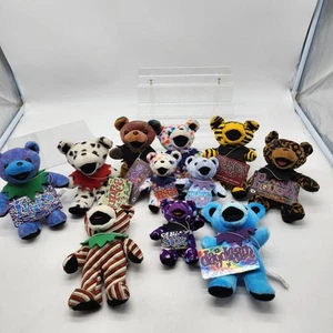 Lot Of 11 Vintage Grateful Dead Beanie Bears 7 Inch Most With Tags Free Shipping - Picture 1 of 15