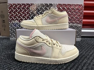 Nike Air Jordan 1 Low Se Muslin/Legend Pink-sail Women’s Size 10 FQ1925-100 - Picture 1 of 7