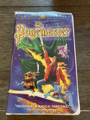 The Pagemaster (VHS, 1995, Clamshell) Macaulay Culkin Christopher Lloyd Foto 1 de 2