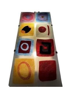 90s IKEA GYLLEN Designer Glass Panel Wall Lamp. Julia Treutiger  - Bild 1 von 8