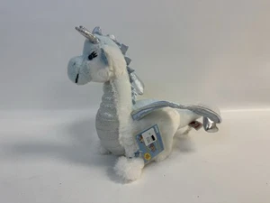 GANZ Webkinz Ice Dragon HM396 Brand NEW Unused Code Tag Plush Toy Stuffed Animal - Picture 1 of 8