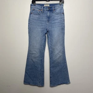 Madewell Jeans 25P Perfect Vintage Flare Wide Leg Jean Blue Denim - Picture 1 of 11