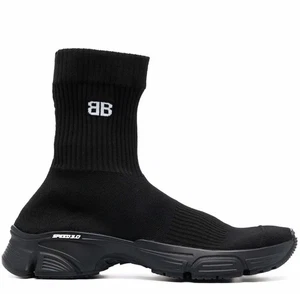 BALENCIAGA SPEED 3.0 LOGO SNEAKERS MEN SHOES MADE IN ITALY 654532W2DN21090 - Picture 1 of 6