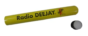 TUBO PORTA SIGARO DA VIAGGIO IN ALLUMINIO CON TAPPO MARCATO RADIO DEEJAY NUOVO - Imagen 1 de 1