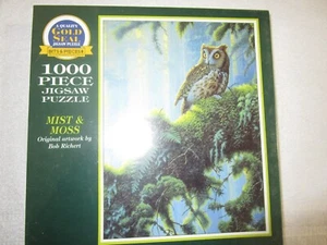 Mist & Moss (Owl) 1000 Piece Jigsaw Puzzle (1997, Bits & Pieces) - Picture 1 of 7