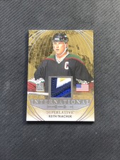 2015-16 ITG SUPERLATIVE KEITH TKACHUK INTERNATIONAL ICE USA PATCH SILVER #ed 3/5