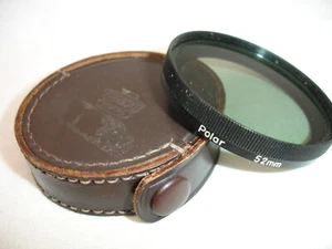 NIKON 52mm POLAR filter with case Genuine, Early Polarizer Polarizing - Picture 1 of 4