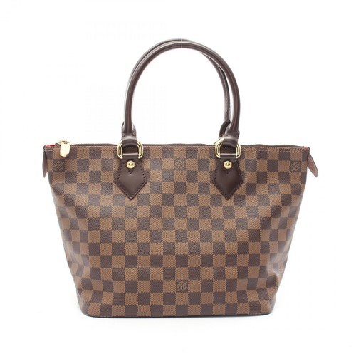LOUIS VUITTON（LV） Borsa tote Louis Vuitton Saleya PM N51183 Damier tela pelle Ebene usata donna