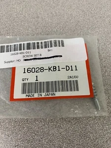 Genuine Honda Screw Set 16028-KB1-D11 - Picture 1 of 1