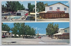 Reno NV Nevada Pony Express Lodge Motel Inn Highway US 40 Postkarte - Bild 1 von 2