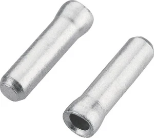 12 Endkappen für Bowdenzüge / Innenzüge silber - Picture 1 of 2