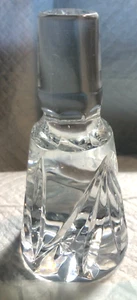 Kristall Flasche Wein Stopfen Topper Dekanter Whisky Scotch Tropfen 4 1/2" hoch - Bild 1 von 3
