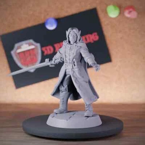 Vampire Swordsman Miniatur Aristokrat Dungeons and Dragons Mini DnD 5e TTRPG - Bild 1 von 8