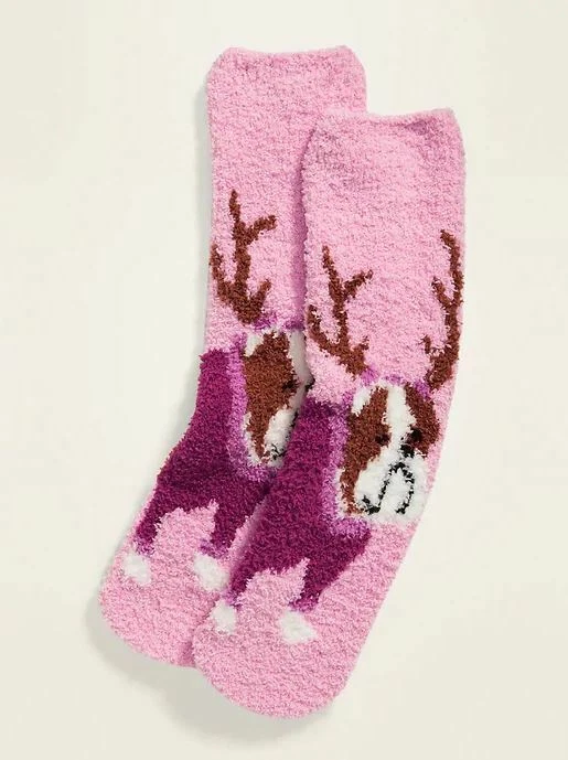 Old Navy 女式柔软毛绒舒适袜全新带标签 - 做很棒的礼物! 长袜套 — 第 1/1 张图片