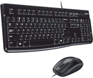Logitech MK120 (920-002552) Keyboard and Mouse - Black - Nordic Layout - Picture 1 of 1