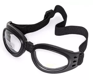 Blaze Goggles - Insulated Matte Black Frame & Clear Lens - Compact Folding - Foto 1 di 2