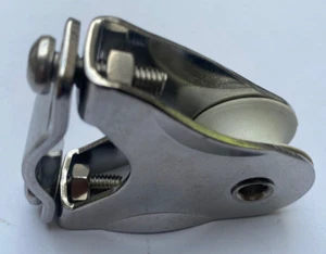 Selden Stainless Steel Stanchion Block (24mm Sheave) - Picture 1 of 3