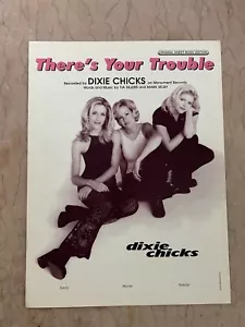 Partituras DIXIE CHICKS THERE'S YOUR PROBLEM (1998) 5 páginas (forma casi nueva) - Imagen 1 de 3