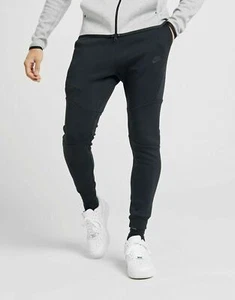 NIKE TECH FLEECE BLACK JOGGERS SLIM PANTS 805162 010 SIZE XXL - Authentic✅ - Picture 1 of 7