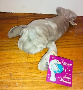 Vintage Stuffed Animal Plush Hugh Manatee Cascade Toy 1993 NWT Rare - Picture 1 of 1