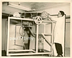 #2 UNUSUAL VINTAGE COW MACHINERY AGRICULTURE CORNELL U. FARM DAIRY SCIENCE PHOTO - Bild 1 von 1
