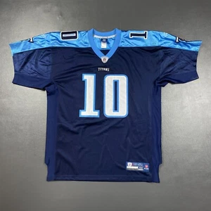 100% Authentic Vince Young Reebok Tennessee Titans Jersey Size 52 2XL Mens - Picture 1 of 6