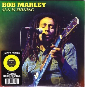 Bob Marley - Sun Is Shining 7in Yellow Marble Vinyl - New & Sealed - Limited Ed - Imagen 1 de 2
